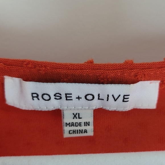 ⭐️40% Off⭐️ Rose + Olive Tomato Red Cross Front Top - Picture 7 of 8